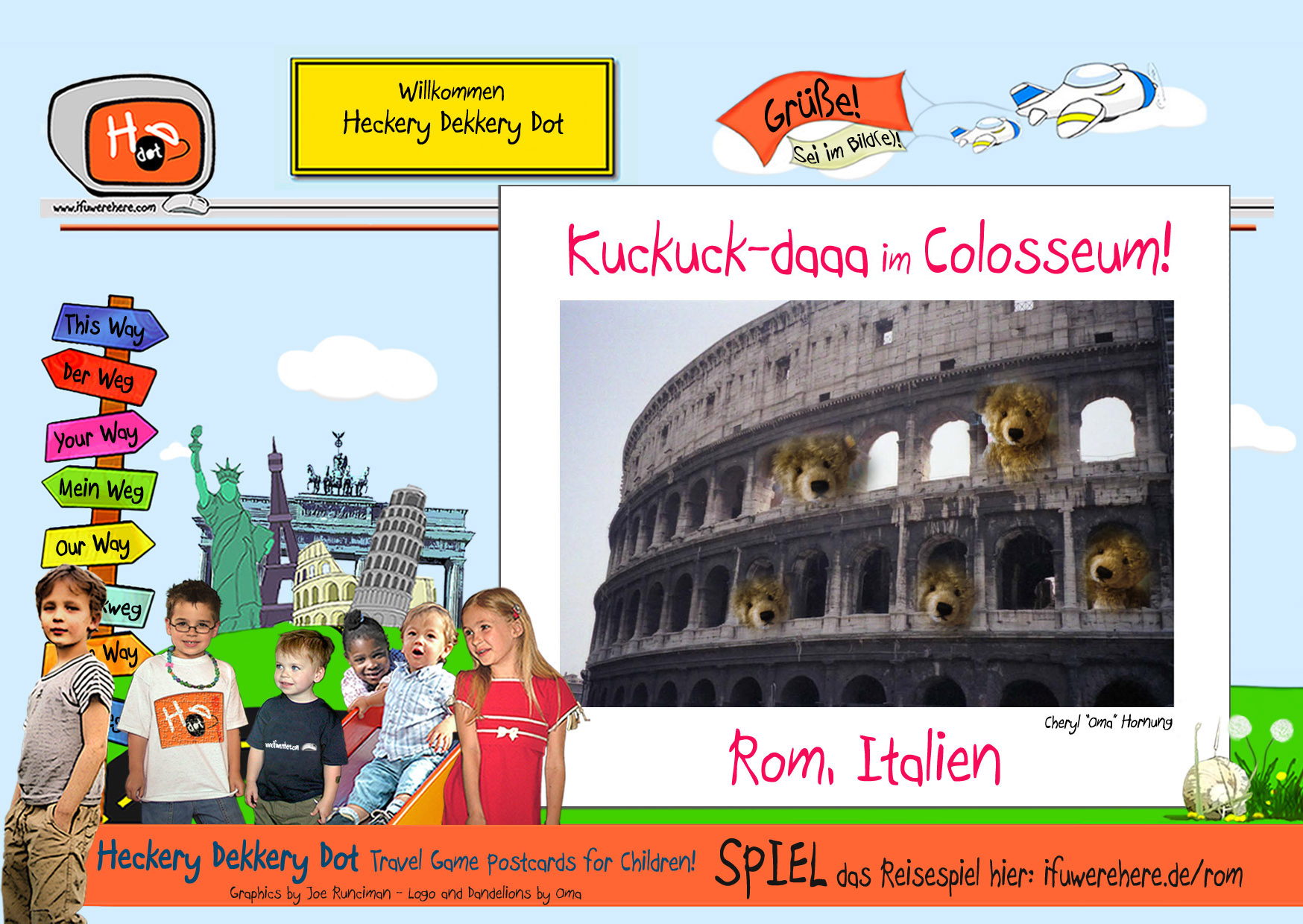 (4) Schnapp den Teddy und komm zum Colosseum!